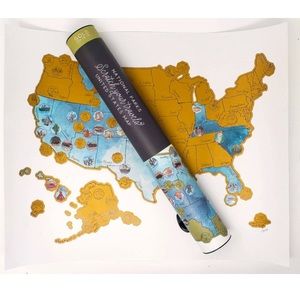 National Parks Map Poster